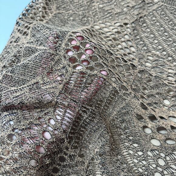 EASLE Brown Cutout Sleeveless Bodycon Mini Dress Small - Picture 3 of 8